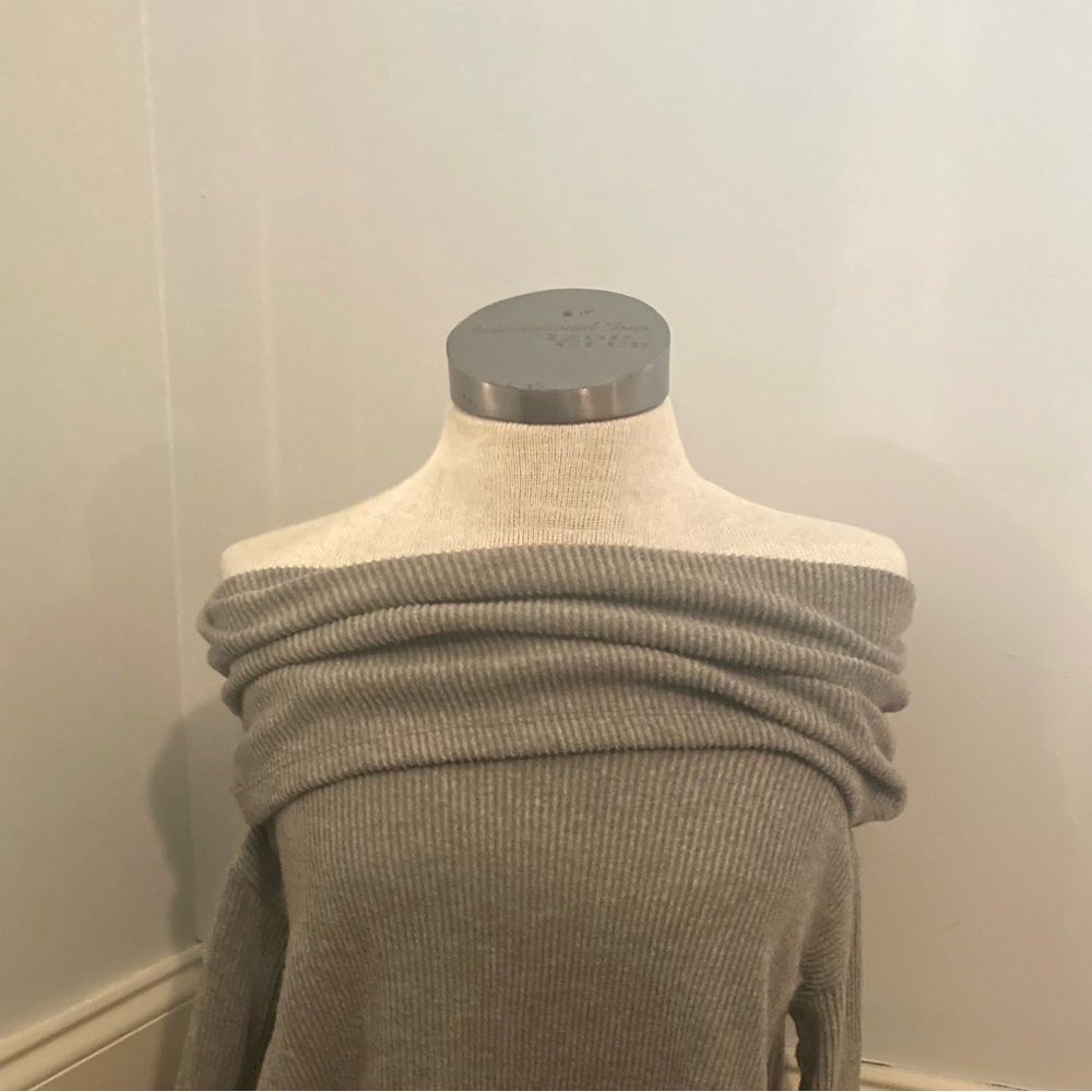 Shore off shoulder sweater